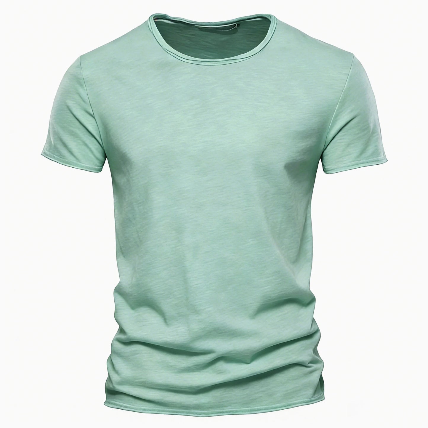 100% Cotton Men T-Shirt Casual Soft Fitness Summer Thin T-Shirts Men'S Home Clothes O-Neck Short Sleeve Soild T Shirt for Men