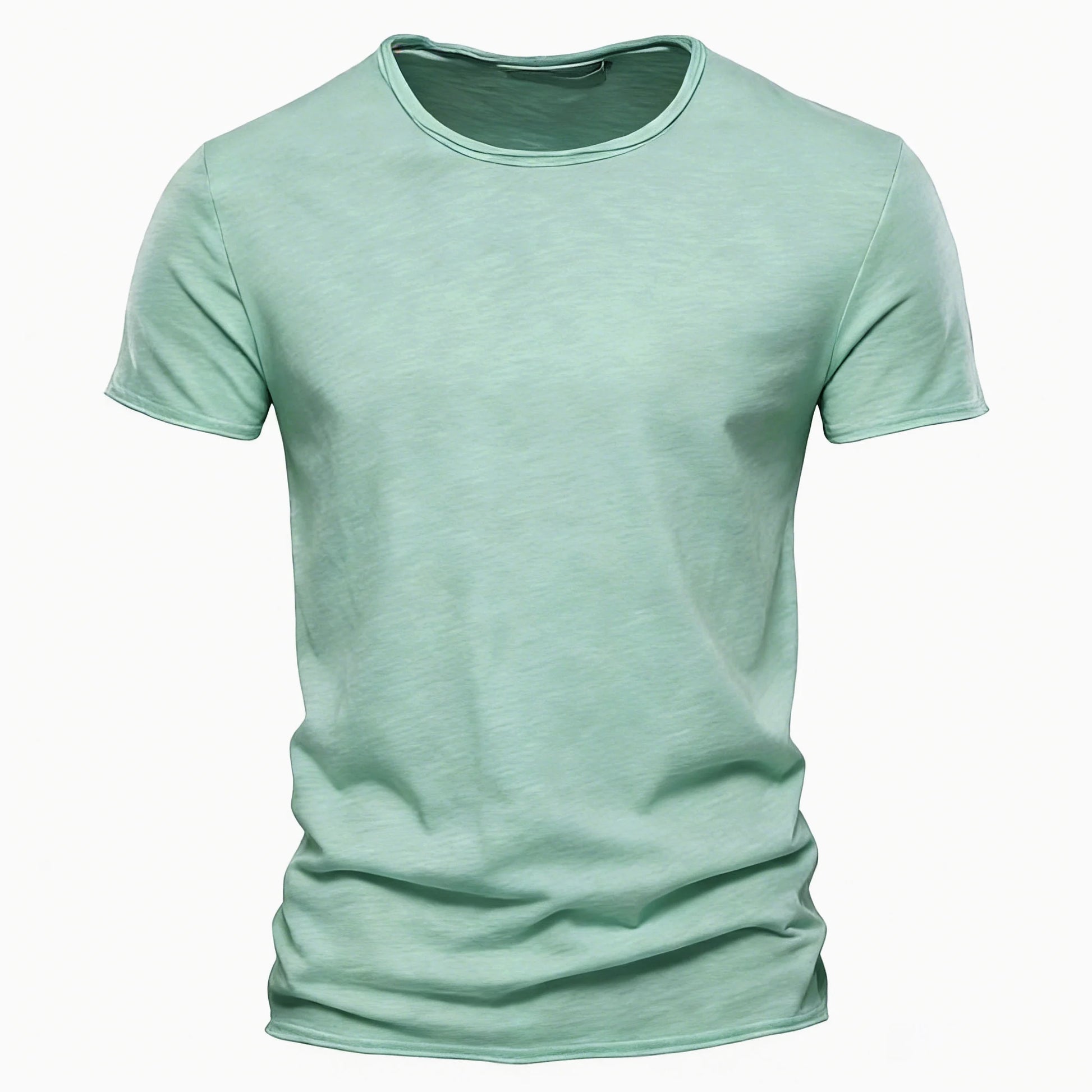 100% Cotton Men T-Shirt Casual Soft Fitness Summer Thin T-Shirts Men'S Home Clothes O-Neck Short Sleeve Soild T Shirt for Men