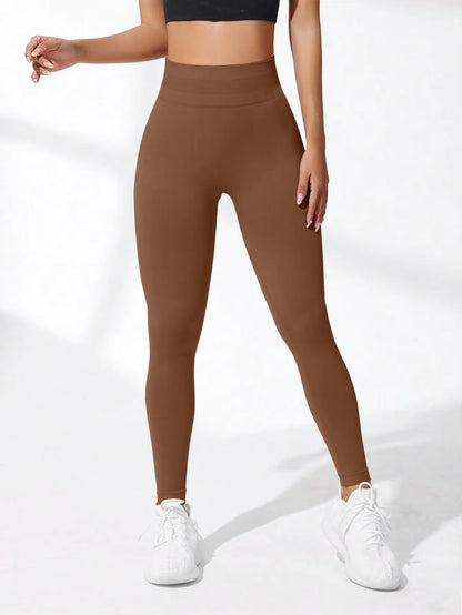 Women'S High Waist Yoga Leggings Seamless High Stretchy Butt Lifting Breathable Sports Pants for Women Gym Leggings